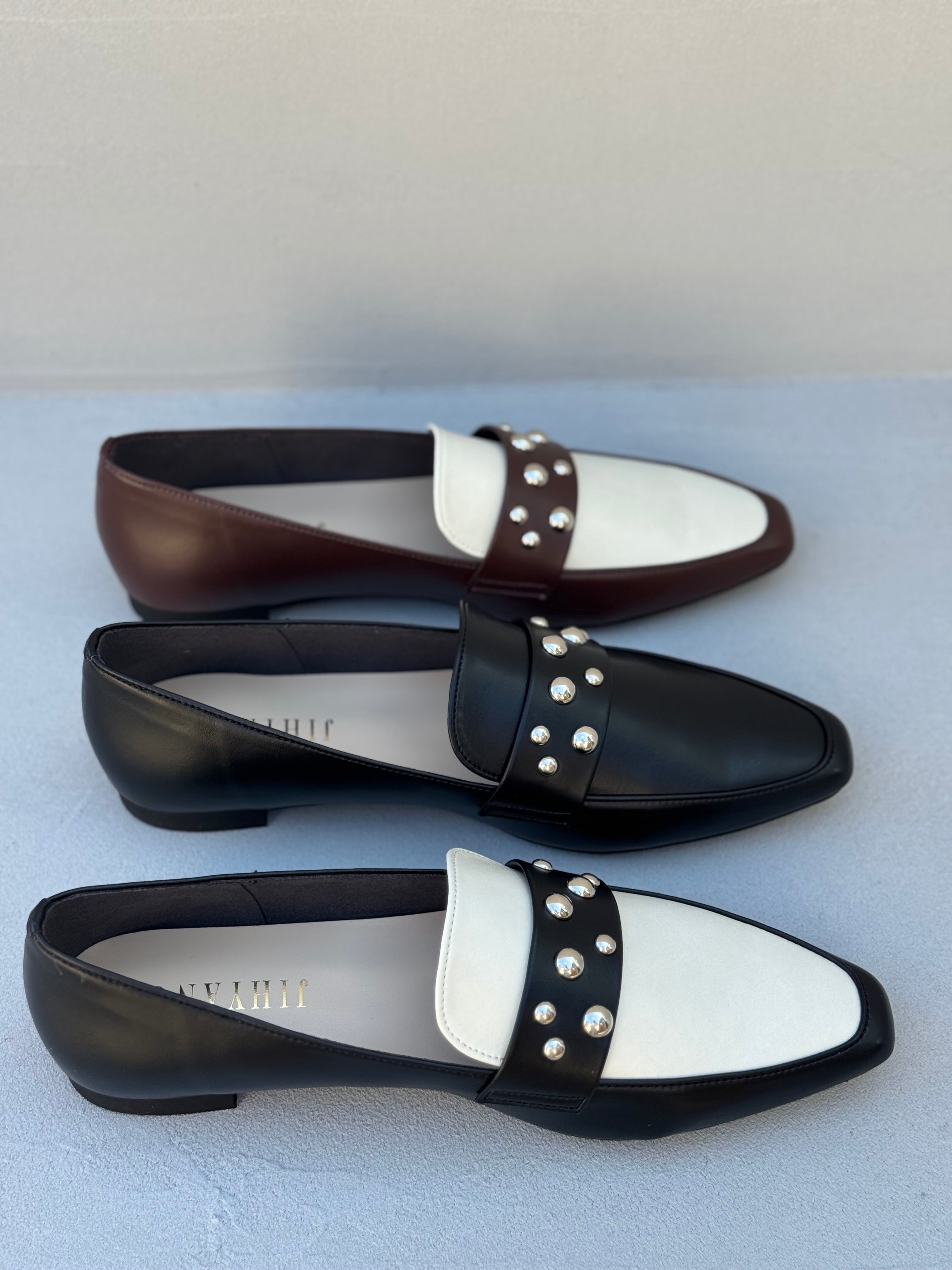 ※ 予約販売商品 スタッズディティールローファー(2016N)