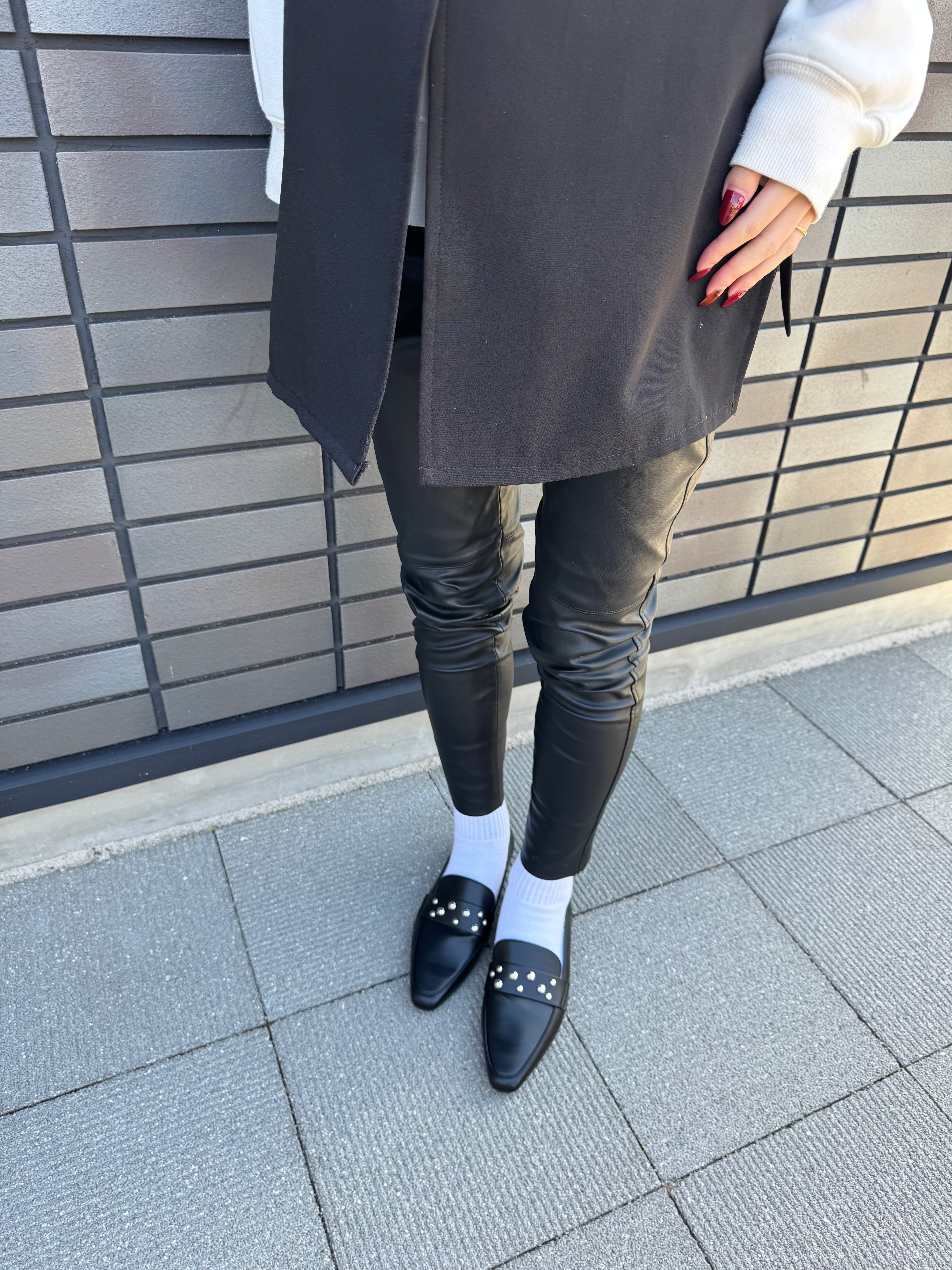 ※ 予約販売商品 スタッズディティールローファー(2016N)