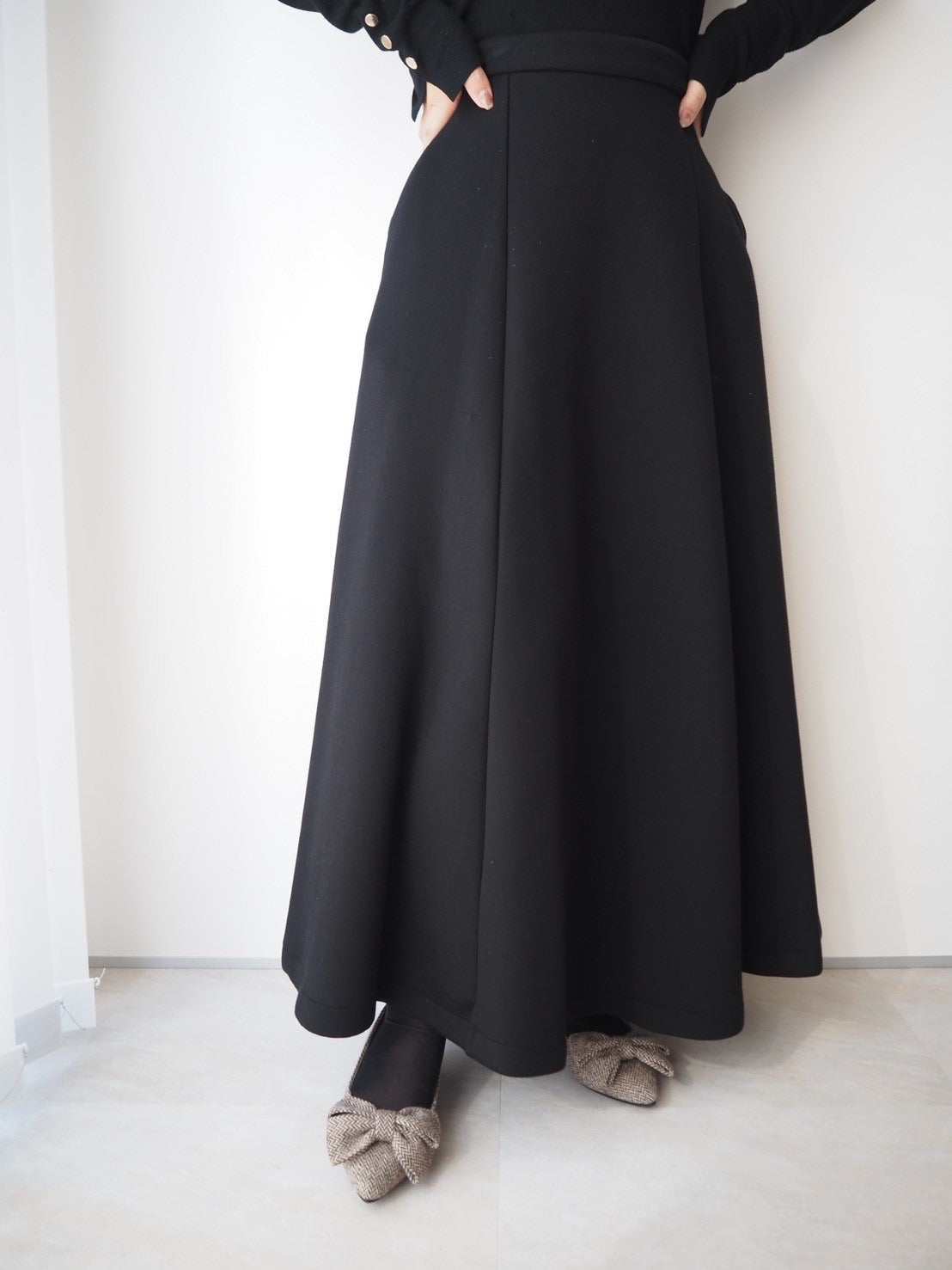※ 予約販売商品 ビッグフレアリボンパンプス (1546N )