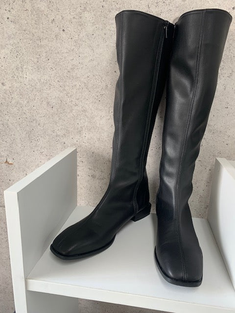 ※ 予約販売商品 ストレッチロングブーツ ローヒールver (2521N)